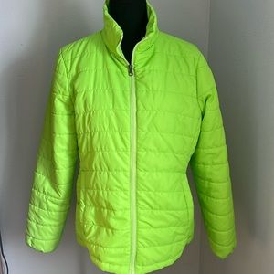 Champion Lime Green Quilted Jacket